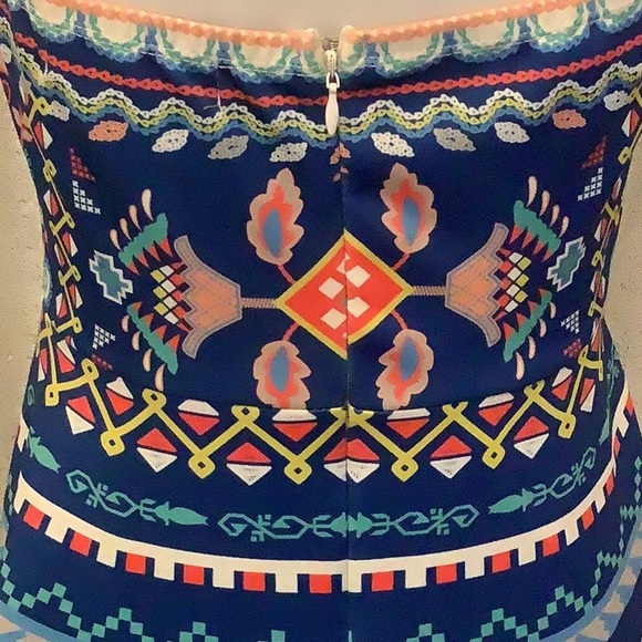 Colorful Strapless Mini - Picture 4 of 5